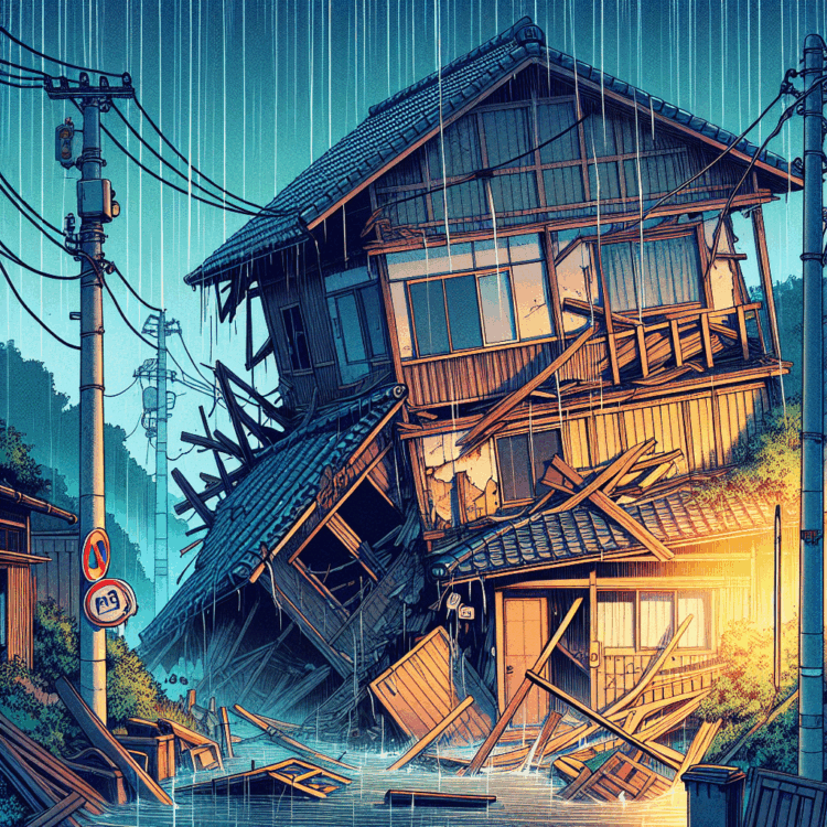 佐世保で木造２階建ての空き家が倒壊　雨による影響が示唆される事例について解説