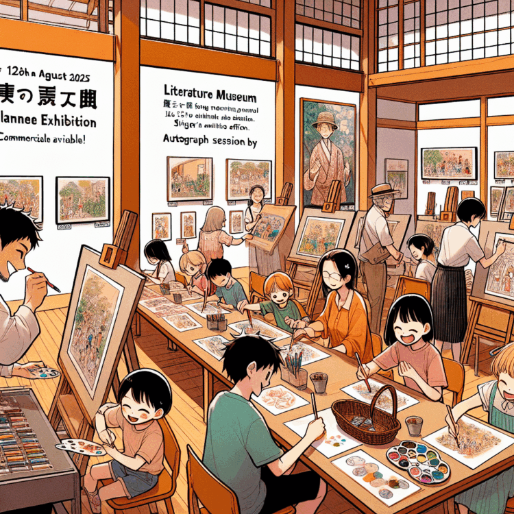 群馬県立土屋文明記念文学館で開催！つけづめペイントワークショップ