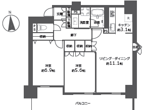 ヴェルアージュ亀有 4階